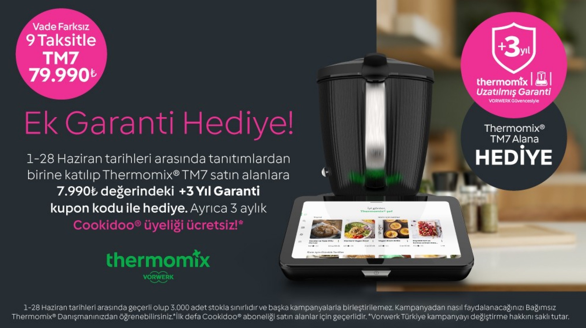 Thermomix TM7 dönem kampanyası — Danışman ID TM0725