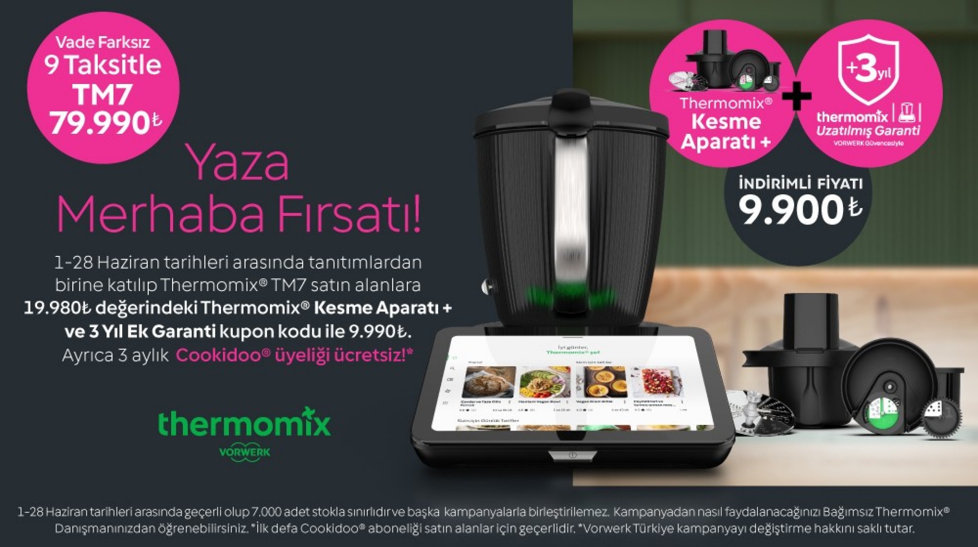Thermomix TM7 dönem kampanyası — Danışman ID TM0725